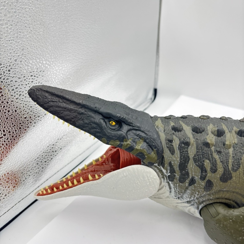 Mattel Jurassic World Rebirth Bite 'N Blast Mosasaurus Dinosaur Action Figure! - Picture 2 of 11